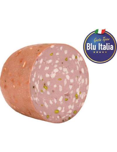 BLU ITALIA MORTADELLA CON PISTACCHIO 1/2 KG 15 BLU ITALIA MORTADELLA CON PISTACCHIO 1/2 KG 15