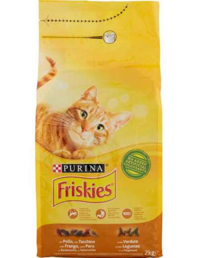 FRISKIES GATTO POLLO TACCHINO VERDURE KG 2