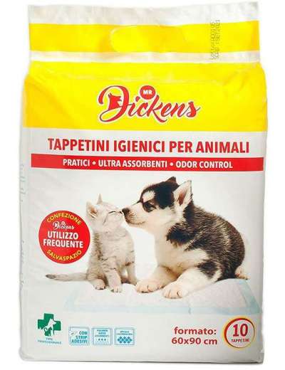 MR DICKENS TAPPETINI IGIENICI PET 60X90 PZ 10