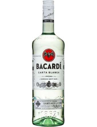 RUM BACARDI SUPERIOR CARTA BLANCA 38% 1 LT