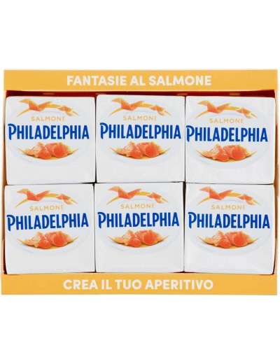 PHILADELPHIA FANTASIE AL SALMONE 6X25 GR GR 150