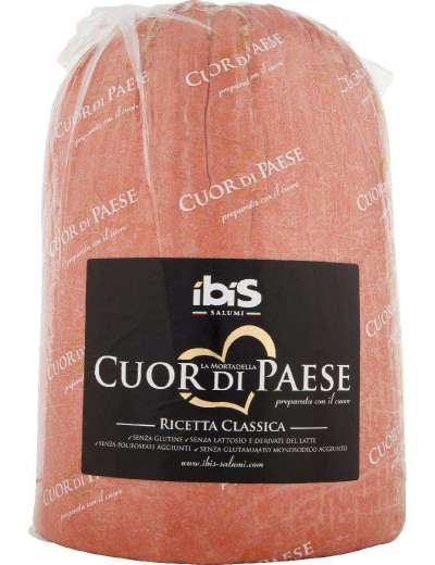 IBIS MORTADELLA CON PISTACCHIO CUOR DI PAESE 1/2 KG 12