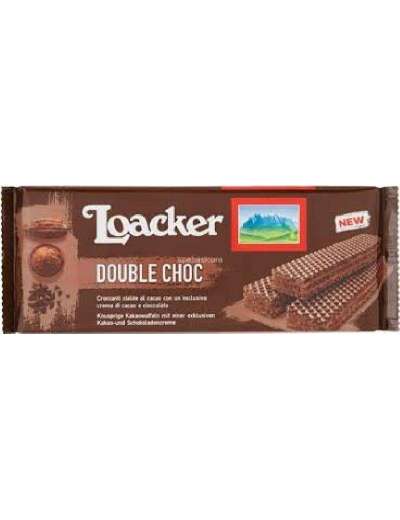 LOACKER WAFER DOUBLE CHOC GR 175