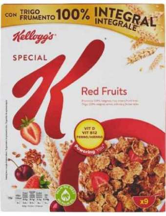 SPECIAL K CEREALI FRUTTI RED KELLOGG GR 290