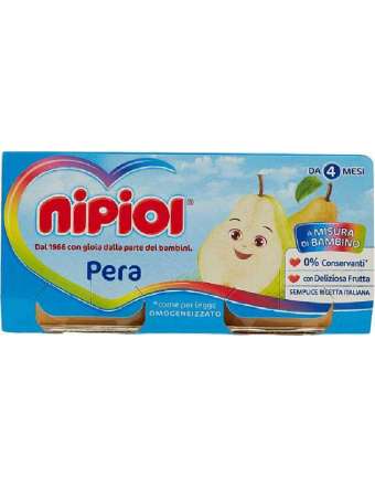 NIPIOL OMOGENEIZZATO PERA 2X80 GR