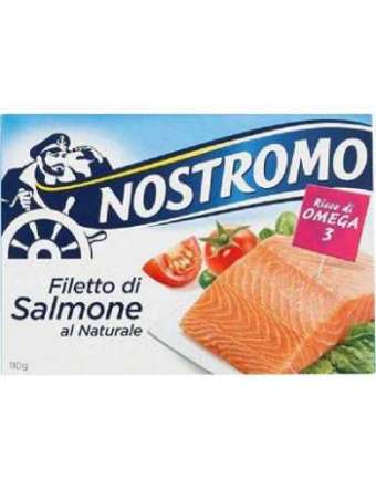 NOSTROMO SALMONE NATURALE FILETTI GR 110