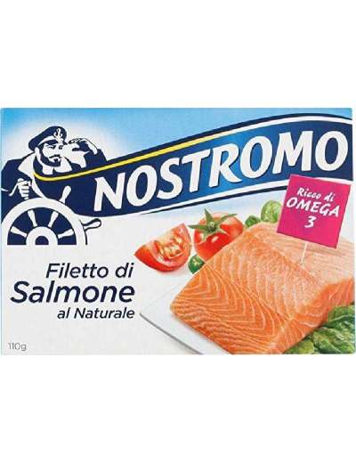 NOSTROMO SALMONE NATURALE FILETTI GR 110