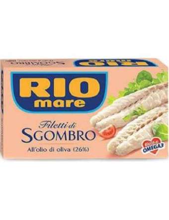 RIO MARE FILETTI SGOMBRO ALL'OLIO D'OLIVA GR 125
