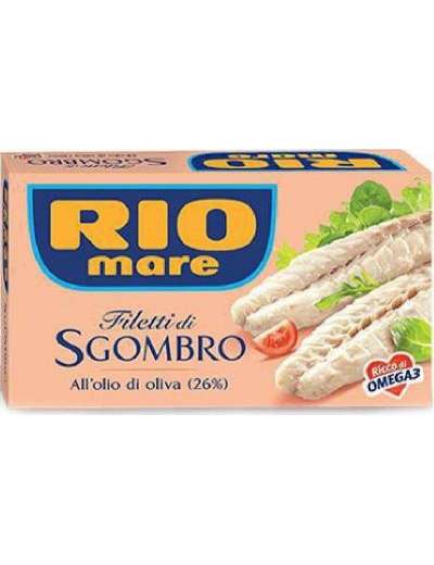 RIO MARE FILETTI SGOMBRO ALL'OLIO D'OLIVA GR 125