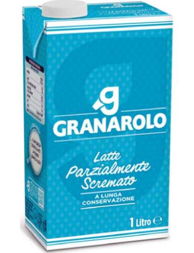 GRANAROLO LATTE PARZIALMENTE SCREMATO UHT BRIK LT 1