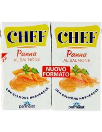 CHEF PANNA AL SALMONE 2X125 ML PARMALAT BRIK