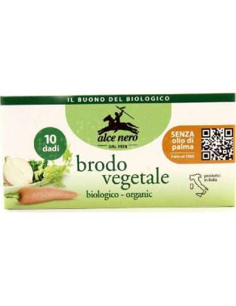 ALCE NERO 10 DADI VEGETALI BIO GR 100