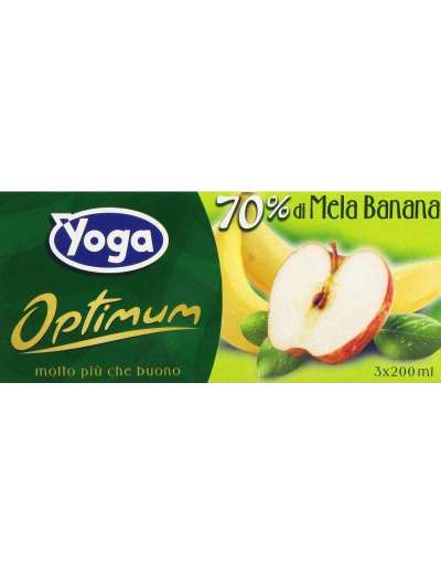 YOGA MELA BANANA SUCCO BRIK 3X200 ML