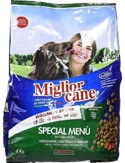 MIGLIORCANE SPECIAL MENU' POLLO E VERDURE KG 4