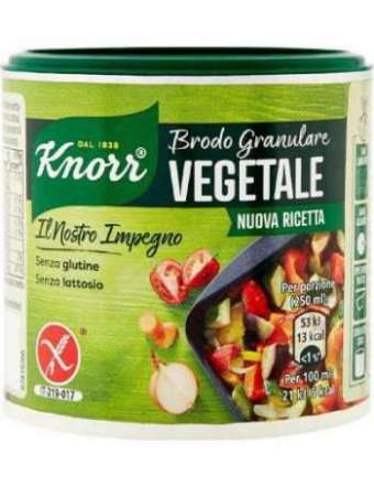 KNORR GRANULARE VEGETALE BRODO LATTINA GR 150