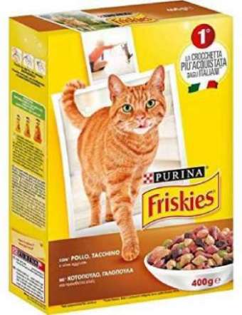 FRISKIES GATTO POLLO TACCHINO OLIVE GR 400