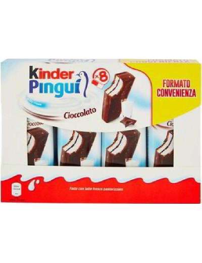 KINDER PINGUI CACAO 8 PZ