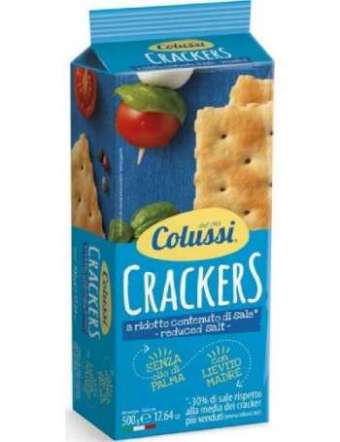 COLUSSI CRACKERS NON SALATI GR 500