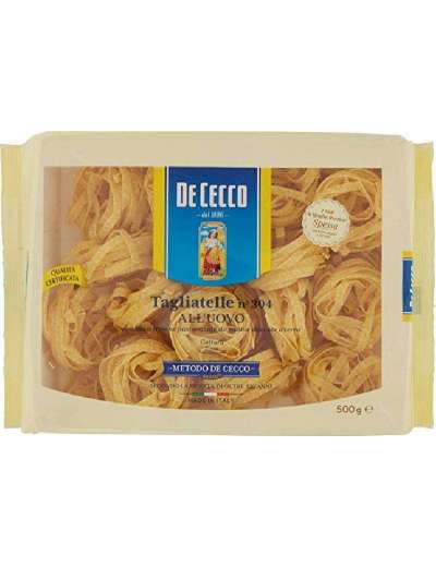 DE CECCO N304 TAGLIATELLE ALL'UOVO GR 500