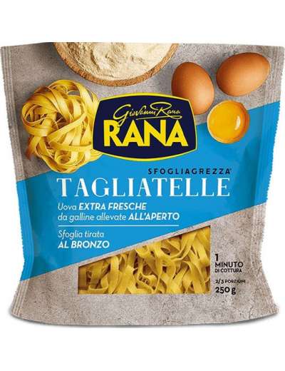 RANA TAGLIATELLE SFOGLIAGREZZA CONFEZIONE GR 250