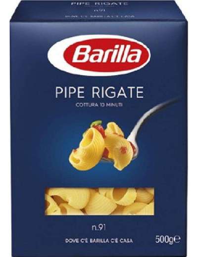 BARILLA N91 PIPE RIGATE GR 500
