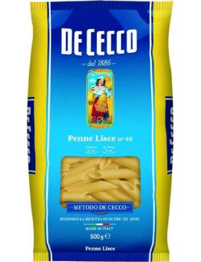 DE CECCO N 40 PENNE LISCE GR 500