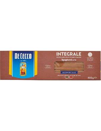 DE CECCO N 12 SPAGHETTI INTEGRALE GR 500