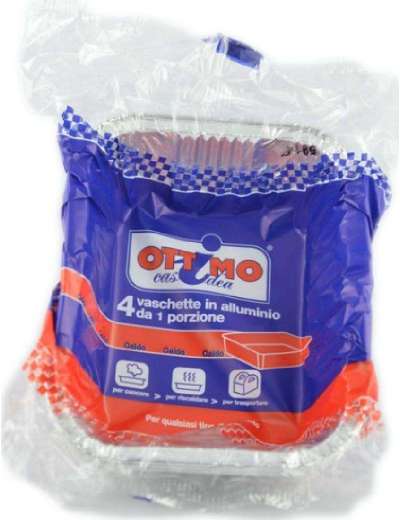 CADIS VASCHETTA 1 PORZIONE CON COPERCHIO PZ 4