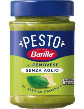 BARILLA PESTO SENZA AGLIO VETRO GR 190
