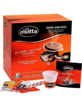 MOTTA CIALDE CAFFE' ESPRESSO BAR KIT ACCESSORI 50 PZ