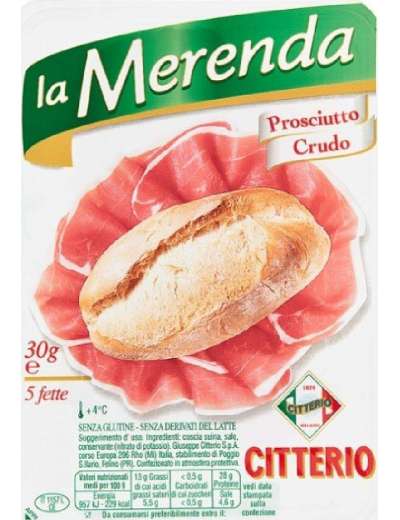 CITTERIO MERENDA PROSCIUTTO CRUDO GR 30