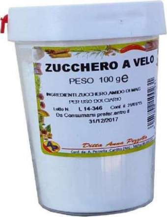 PEZZELLA ZUCCHERO A VELO BARATTOLO GR 100