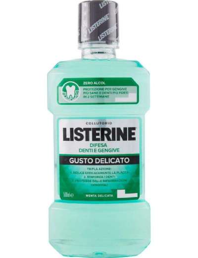 LISTERINE COLLUTORIO DENTI E GENGIVE FLACONE ML 500