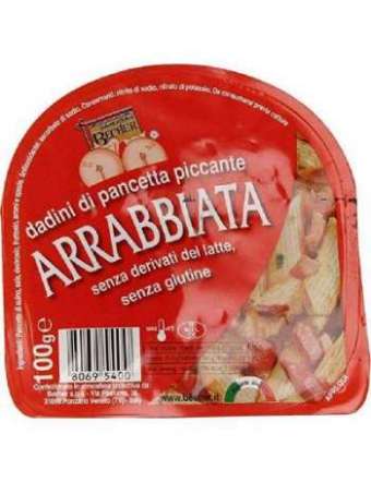 BECHER ARRABBIATA DADINI PANCETTA GR 100
