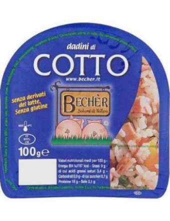 BECHER DADINI PROSCIUTTO COTTO GR 100
