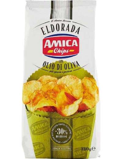 AMICA CHIPS OLIO D'OLIVA ELDORADA BUSTA GR 130