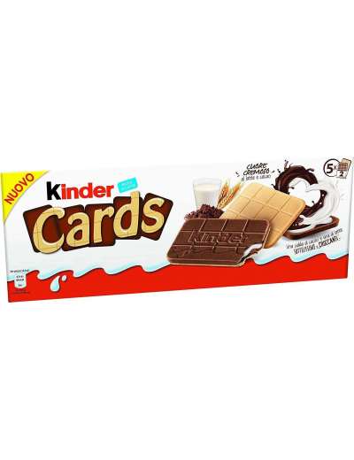 KINDER CARDS LATTE E CACAO T 2X5 GR 128