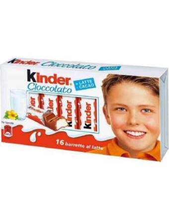KINDER CIOCCOLATO T16 GR 200