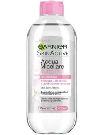GARNIER ACQUA MICELLARE TUTTO IN 1 DETERGENTE PELLI SENSIBILI ML 400