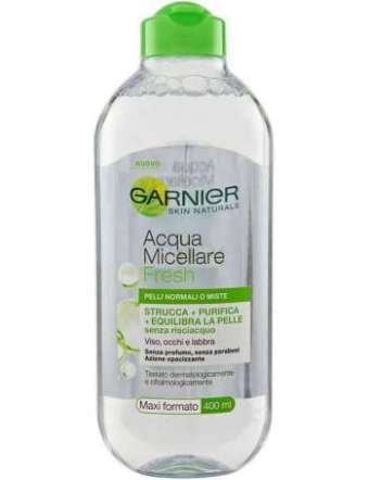 GARNIER ACQUA MICELLARE FRESH PELLI NORMALI O MISTE ML 400