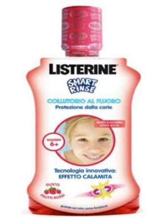 LISTERINE COLLUTORIO KIDS ANNI 6+ FRUTTI ROSSI ML 500