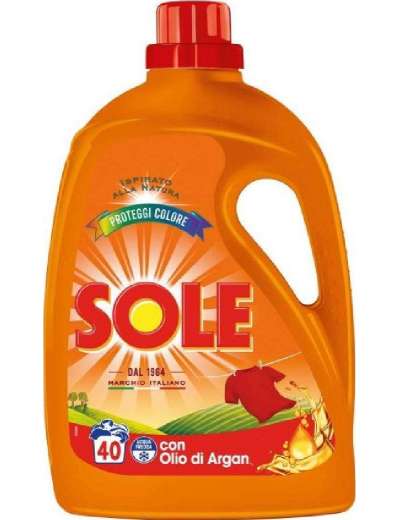 SOLE LAVATRICE 40 MISURINI PROTEGGI COLORE CON OLIO DI ARGAN LT 2
