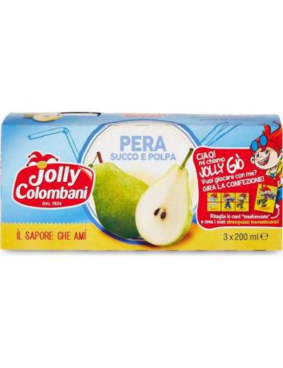 JOLLY SUCCO PERA BRIK 3X200 ML