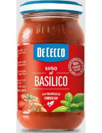 DE CECCO SUGO BASILICO GR 200