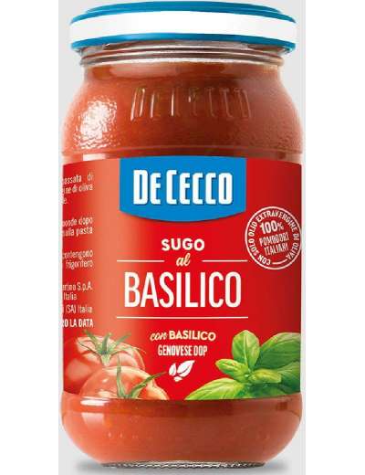 DE CECCO SUGO BASILICO GR 200