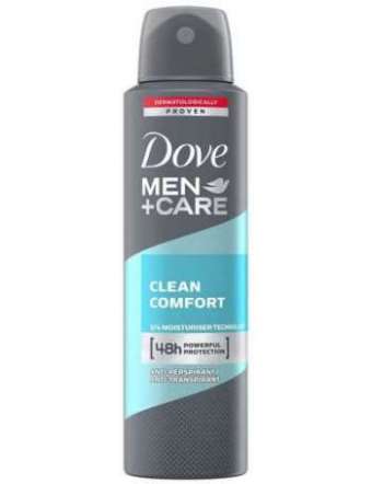 DOVE DEO SPRAY MEN CLEAN COMFORT ML 150