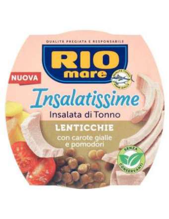 INSALATISSIME LENTICCHIE/TONNO GR 160