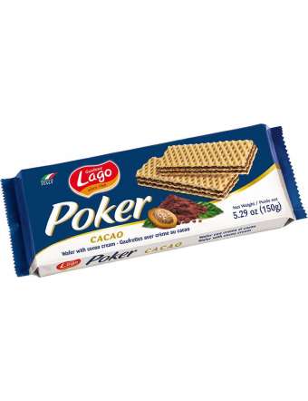 LAGO WAFER CACAO POKER GR 150