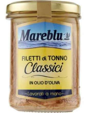 MAREBLU' FILETTI DI TONNO ALL'OLIO DI OLIVA CLASSICI VT GR 180