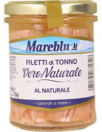 MAREBLU' FILETTI DI TONNO VERO NATURALE VT GR 180